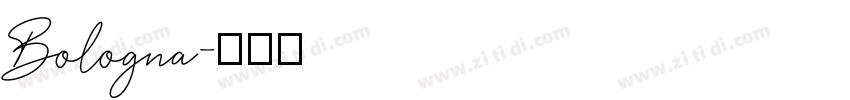 Bologna字体转换