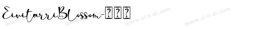 EivitarriBlossom字体转换