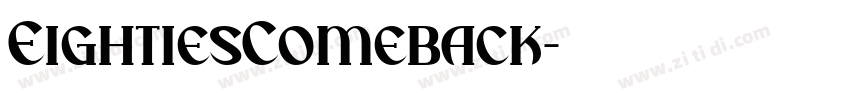 EightiesComeback字体转换