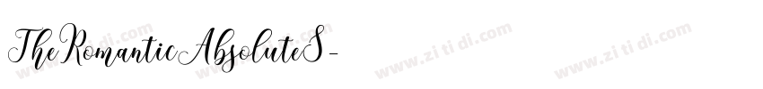TheRomanticAbsoluteS字体转换