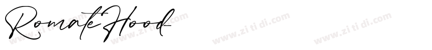 RomateHood字体转换