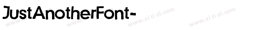 JustAnotherFont字体转换
