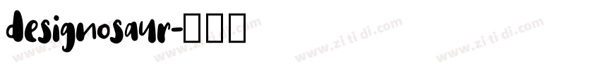 designosaur字体转换
