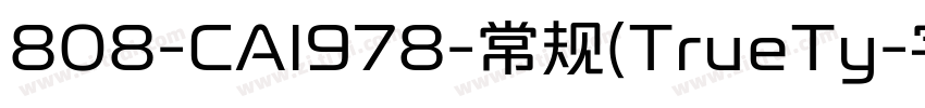 808-CAI978-常规(TrueTy字体转换