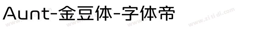 Aunt-金豆体字体转换