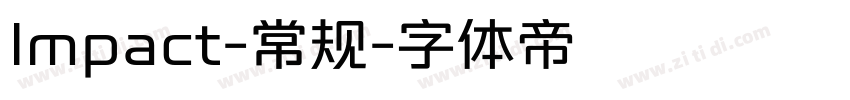 Impact-常规字体转换