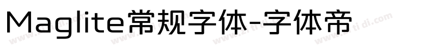 Maglite常规字体字体转换