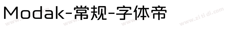 Modak-常规字体转换