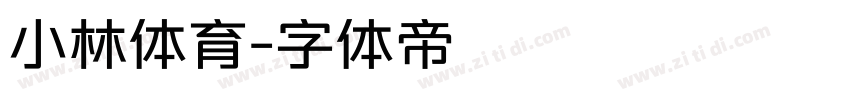 小林体育字体转换