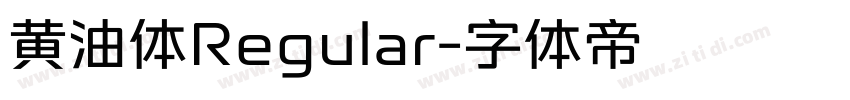 黄油体Regular字体转换