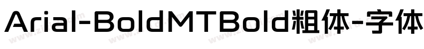 Arial-BoldMTBold粗体字体转换
