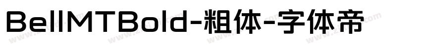 BellMTBold-粗体字体转换