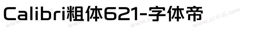 Calibri粗体621字体转换