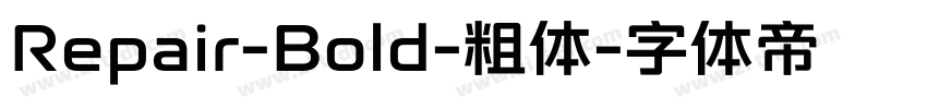 Repair-Bold-粗体字体转换