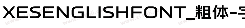 XESENGLISHFONT_粗体字体转换
