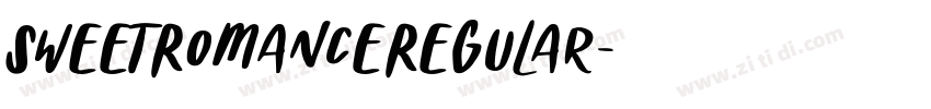 SweetRomanceRegular字体转换