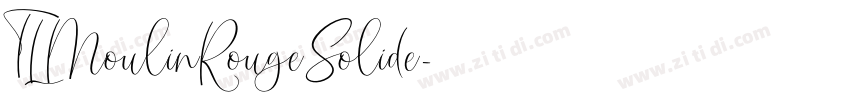 TLMoulinRougeSolide字体转换