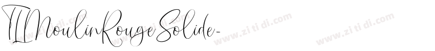 TLMoulinRougeSolide字体转换