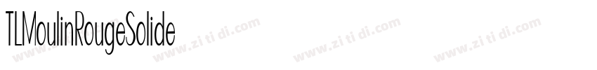 TLMoulinRougeSolide字体转换
