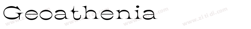 Geoathenia字体转换