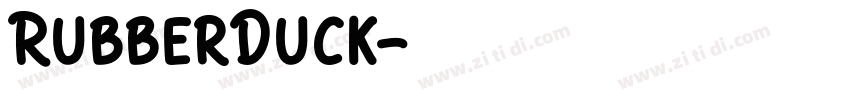 RubberDuck字体转换