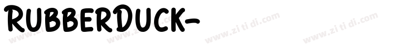 RubberDuck字体转换