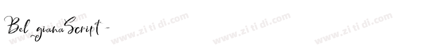 BelgianaScript字体转换 BelgianaScript字体转换