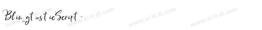 BlingtasticScript字体转换 BlingtasticScript字体转换