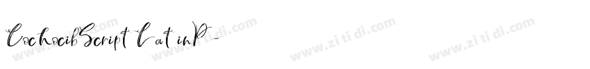 CochocibScriptLatinP字体转换 CochocibScriptLatinP字体转换