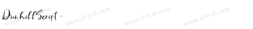 DunhillScript字体转换 DunhillScript字体转换