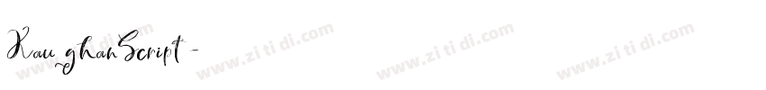 KaughanScript字体转换