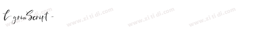 LyriaScript字体转换 LyriaScript字体转换