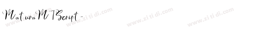 MaturaMTScript字体转换