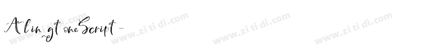 AlingtoneScript字体转换 AlingtoneScript字体转换
