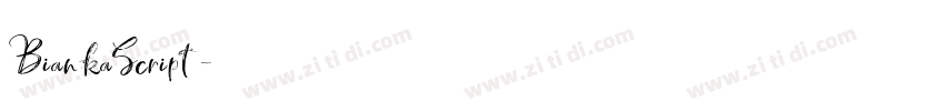 BiankaScript字体转换 BiankaScript字体转换