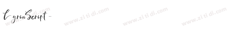 LyriaScript字体转换 LyriaScript字体转换