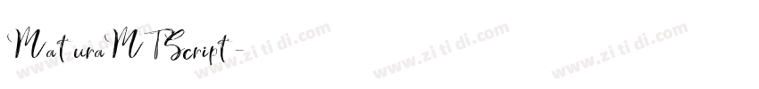 MaturaMTScript字体转换