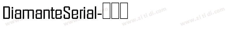 DiamanteSerial字体转换