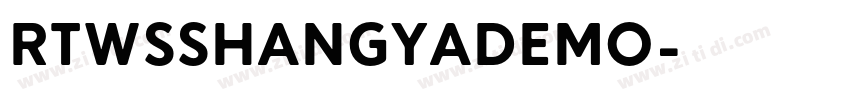 rtwsshangyademo字体转换