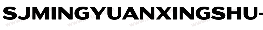 SJmingyuanxingshu字体转换 SJmingyuanxingshu字体转换