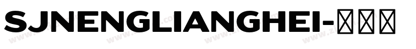 SJnenglianghei字体转换