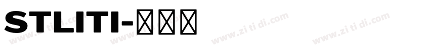 STliti字体转换