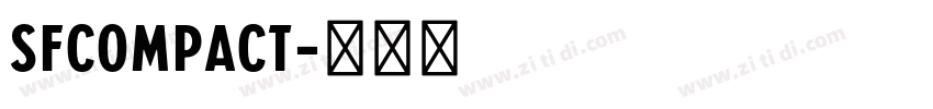 SFcompact字体转换