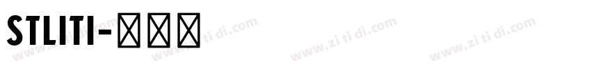STliti字体转换