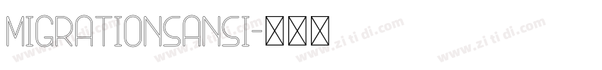 MigrationSansI字体转换