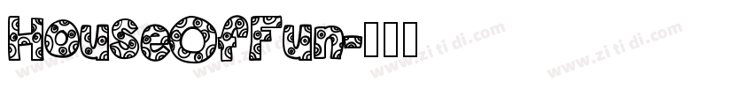 HouseOfFun字体转换