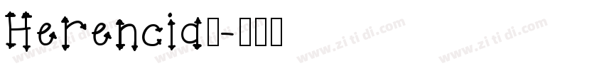 Herencia◆字体转换