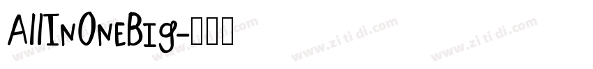 A11InOneBig字体转换