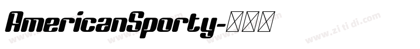 AmericanSporty字体转换