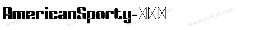 AmericanSporty字体转换